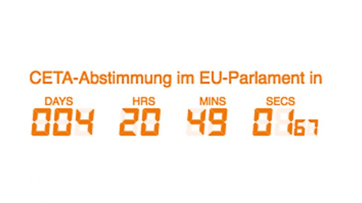 Countdown CETA