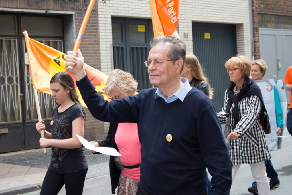 Tihange Demo gegen das Atomkraftwerk