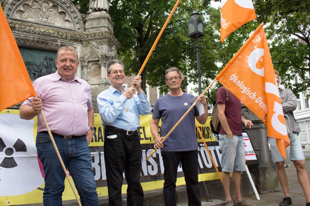 Tihange Demo gegen das Atomkraftwerk